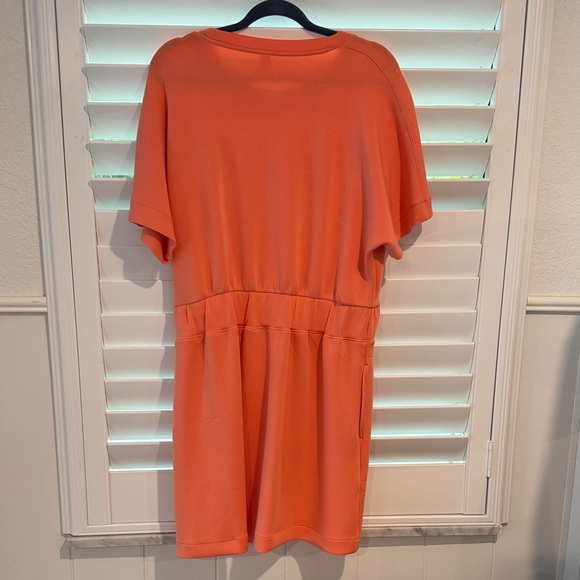 SPANX Vibrant Orange Mini Dress Air Essentials soft - Picture 2 of 3